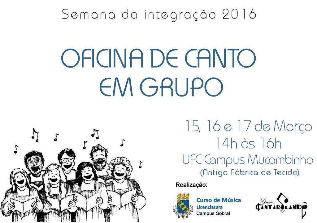 cartaz da oficina