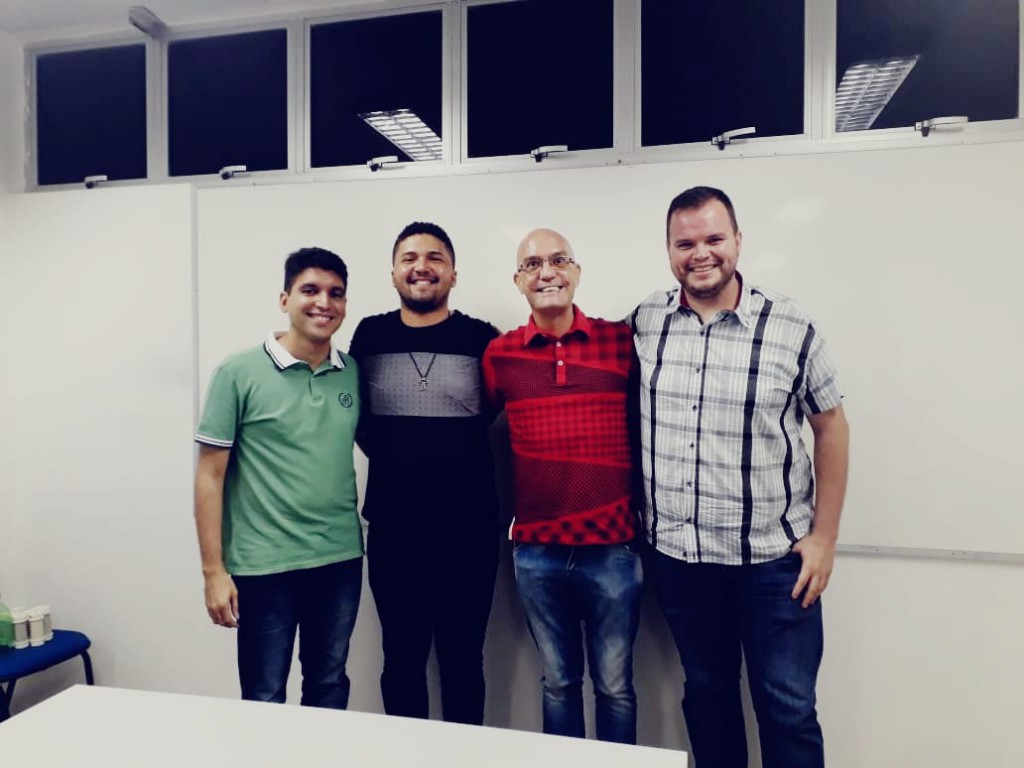 João, Wendel, Álvaro e Leonardo.