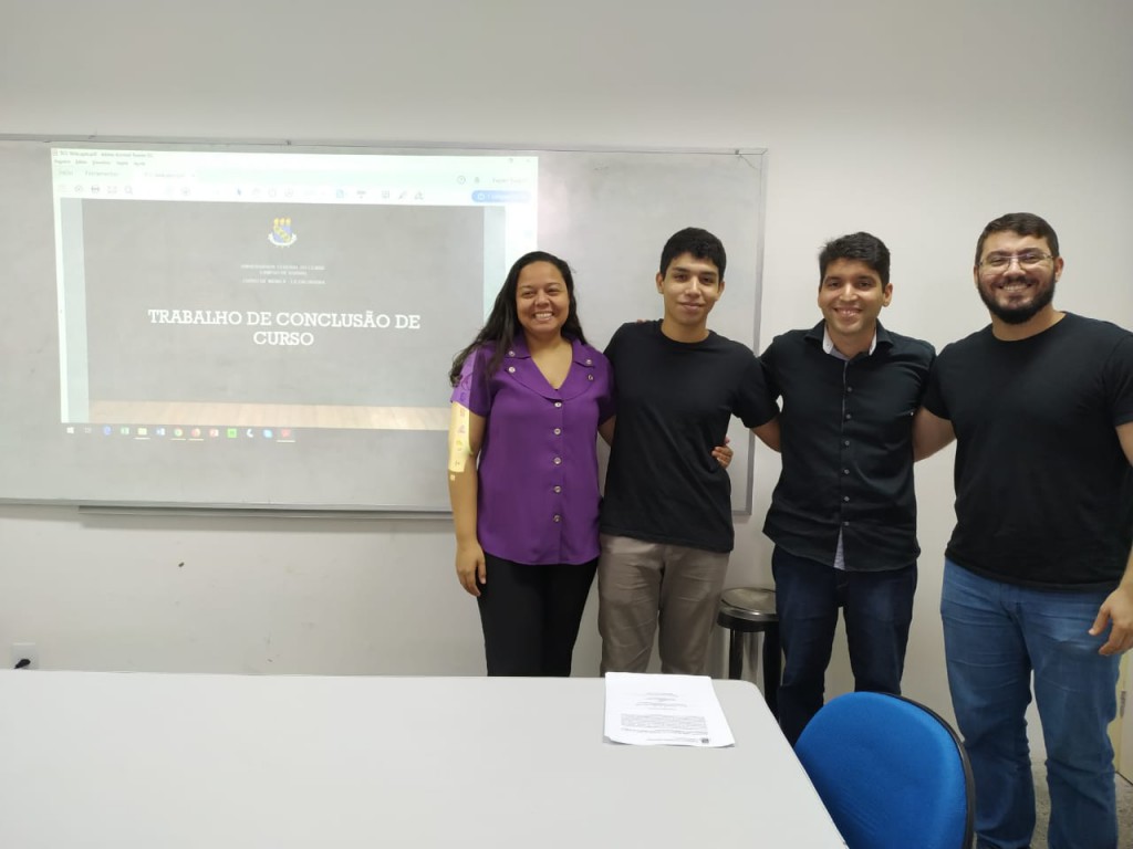 Profa. Eveline, Giovano, Prof. João e Prof. Marcelo.