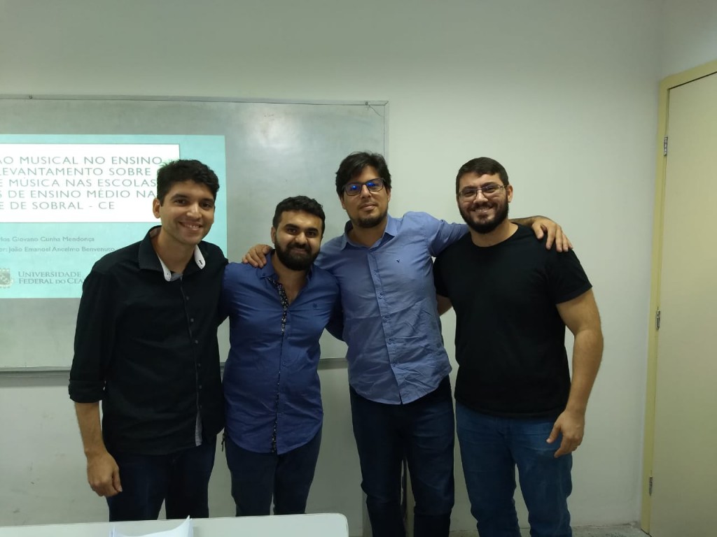 Prof. João, Valdenir, Prof. Tiago (UFRN) e Prof. Marcelo.