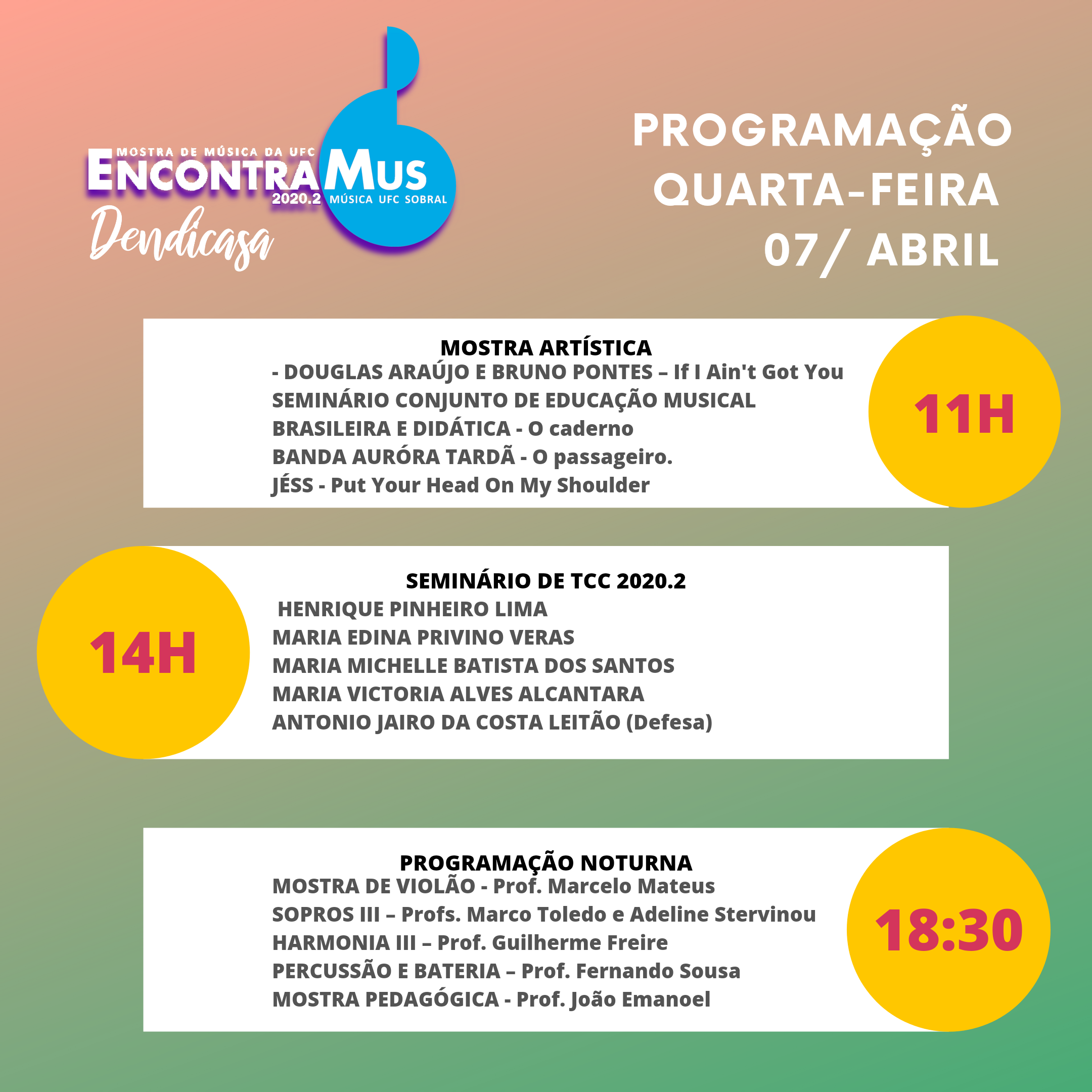 Page 5 Marcelo MateusCurso de Música – Licenciatura – UFC Sobral