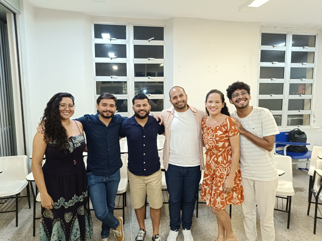 Juliana Cunha, Kelvin Mota, Ismael Sousa, Lucas Teixeira, Sara Alves e Jackson Crispim. 