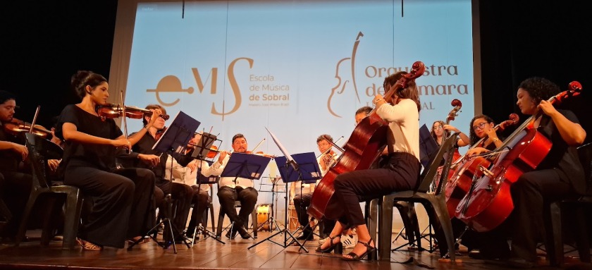 Foto 3 – Orquestra de Câmara da UFC Sobral e Orquestra Jovem de Sobral